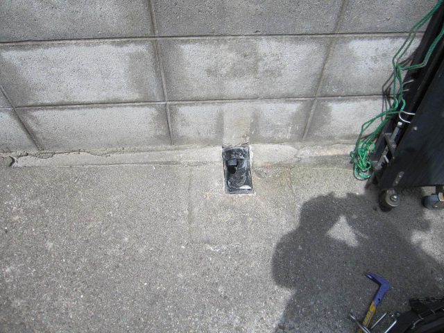 播磨町のカーポート撤去後